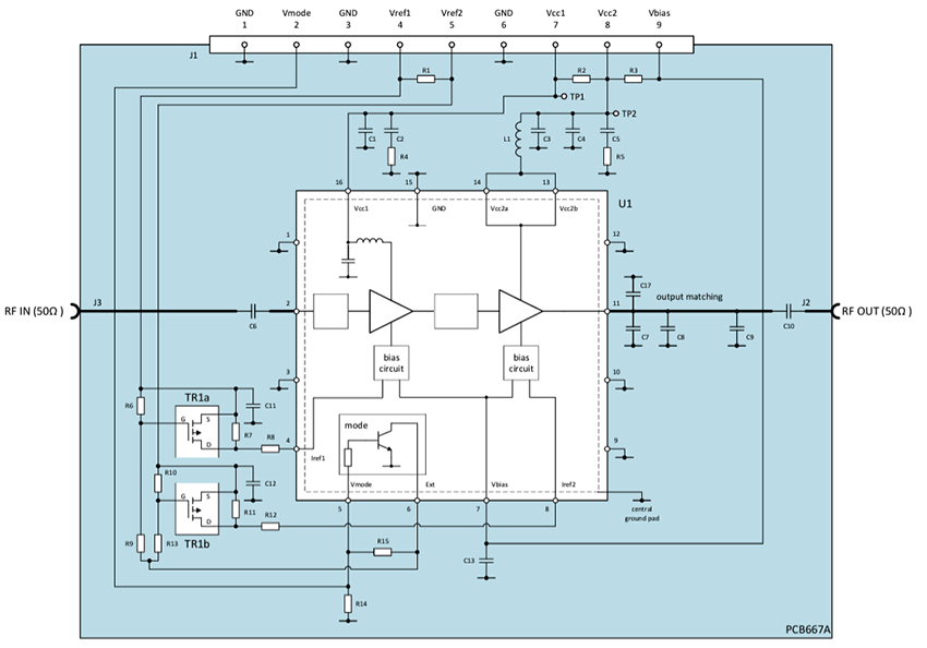 Schematic - CML Micro EV90A006 Evaluation Board